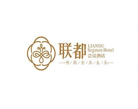 【聯(lián)都會議酒店】星級酒店LOGO設計圖片大全,酒店標志設計理念