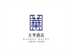 【萬華酒店】漂亮的酒店logo設計圖片欣賞,如何設計酒店logo